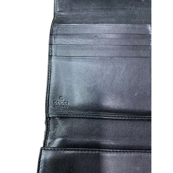 451. Gucci GG Black Canvas Wallet - Picture 4 of 4